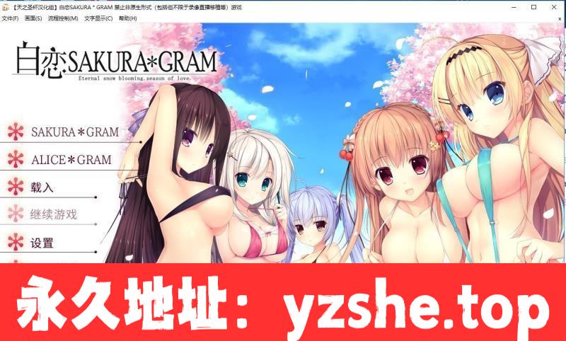 【大型ADV/汉化】白恋SAKURA GRAM V1.2汉化硬盘版[天之圣杯汉化组]【PC/4.7G】【新汉化】